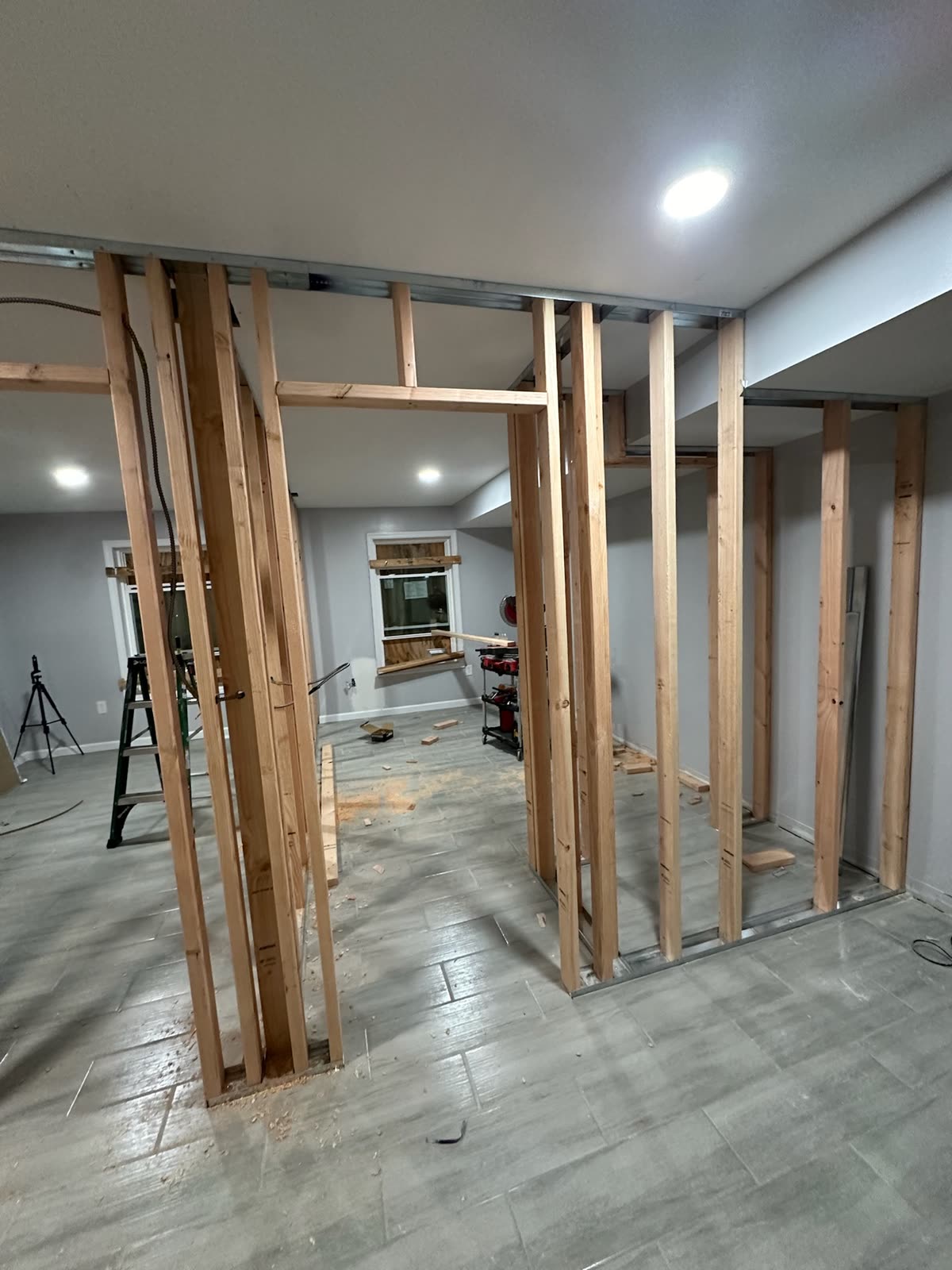 Two-bedroom basement apartment — real ARCED project photo 3 of 19