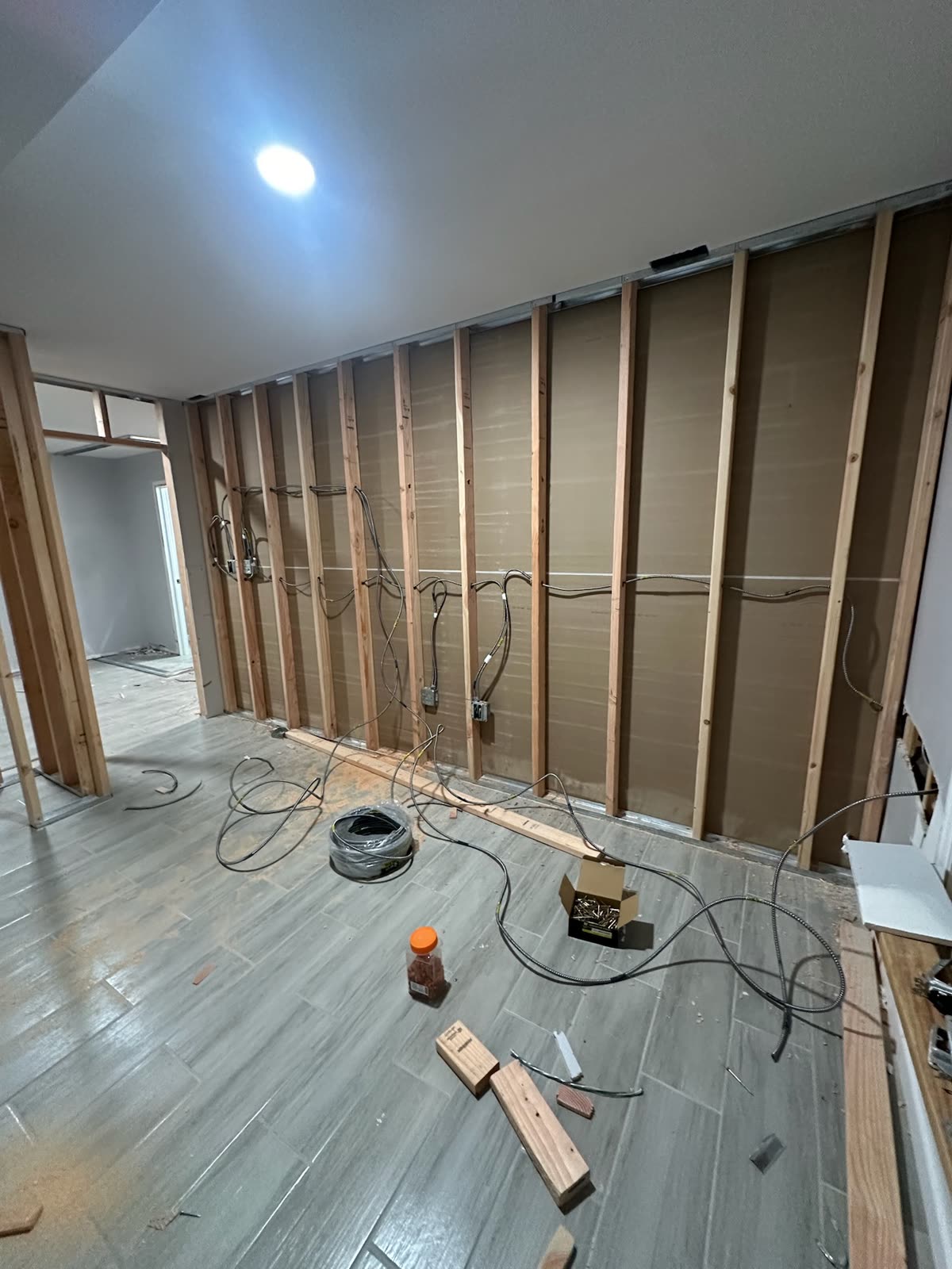 Two-bedroom basement apartment — real ARCED project photo 8 of 19