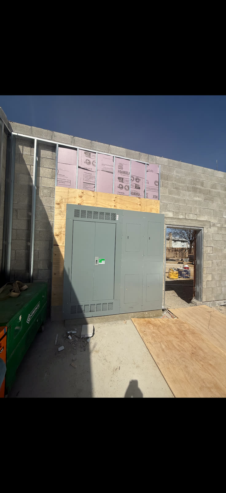 Electrical installation detail coordinated by ARCED