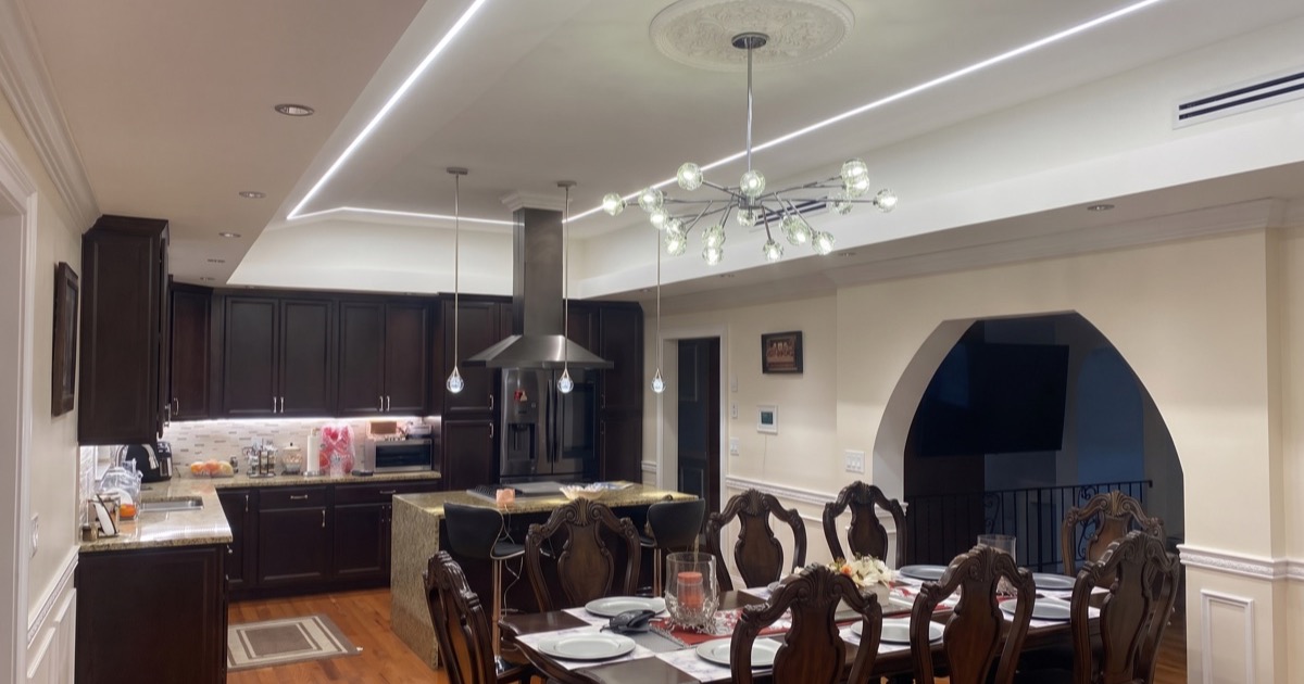 Completed ARCED kitchen renovation with modern cabinetry and island